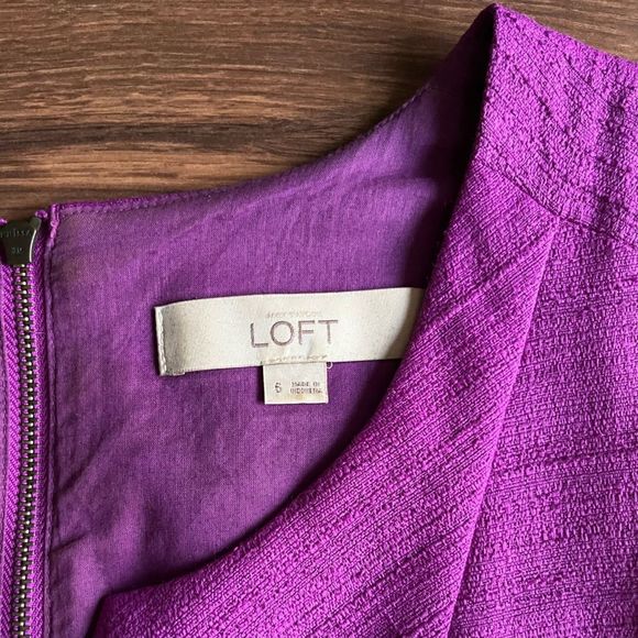 Loft Purple Dress - Picture 3 of 7